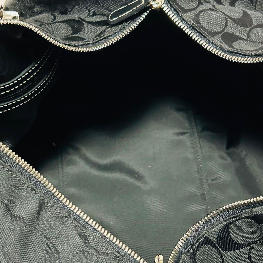 【COACH】 メンズ ボストンバッグ シグネチャー 旅行 2Way 鍵付き