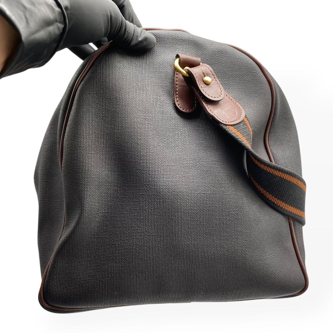 美品　dunhill　ダンヒル ボストンバッグ　大容量　ショルダーストラップ