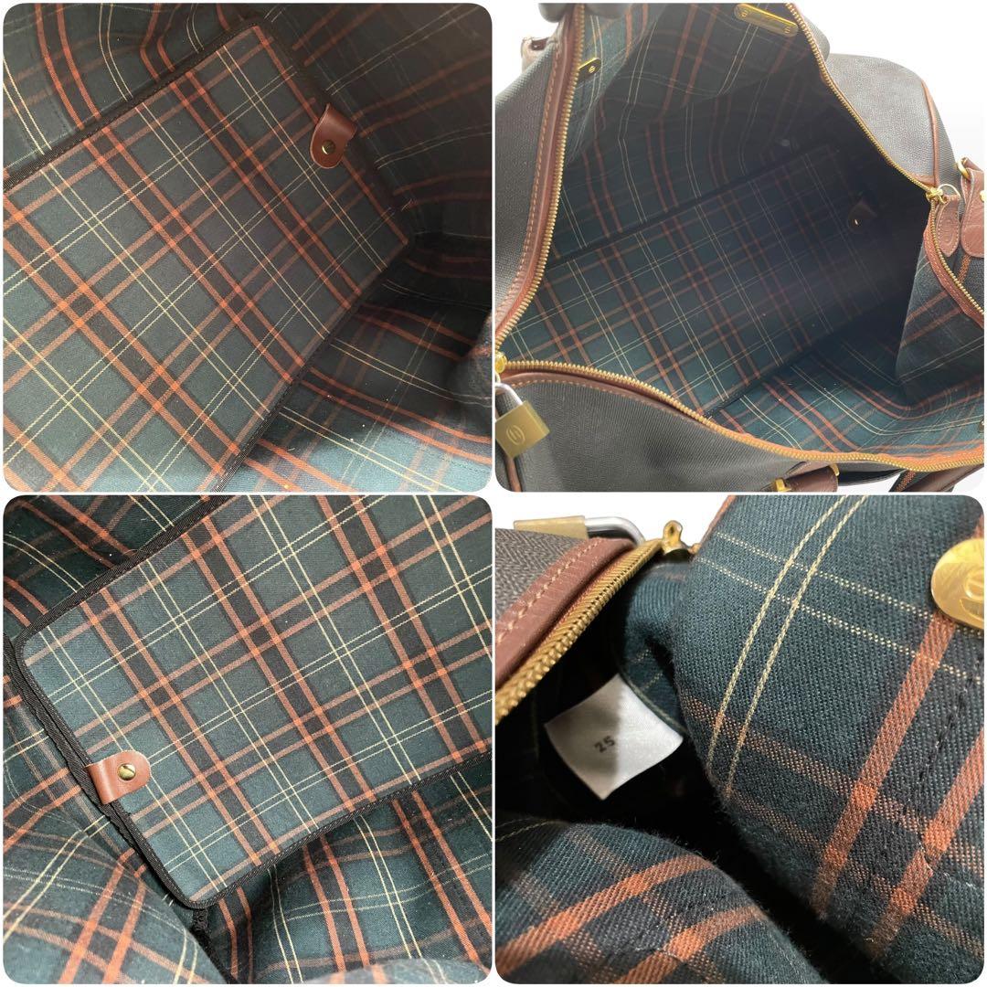 美品　dunhill　ダンヒル ボストンバッグ　大容量　ショルダーストラップ