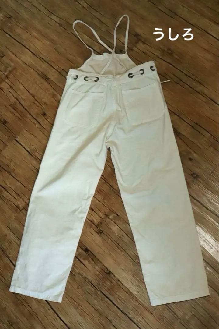 キャピタル　サロペット 白