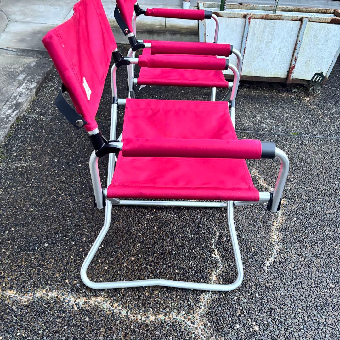 ゆうぞう　 peak FDチェアワイド RD 2脚セット