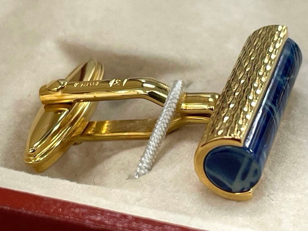 【未使用】S.T. Dupont カフリンクス　ラピスラズリ