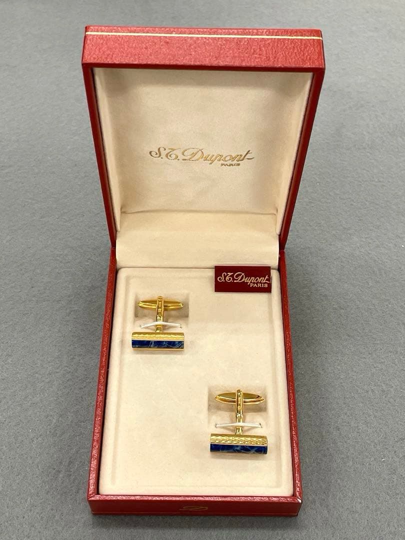 【未使用】S.T. Dupont カフリンクス　ラピスラズリ