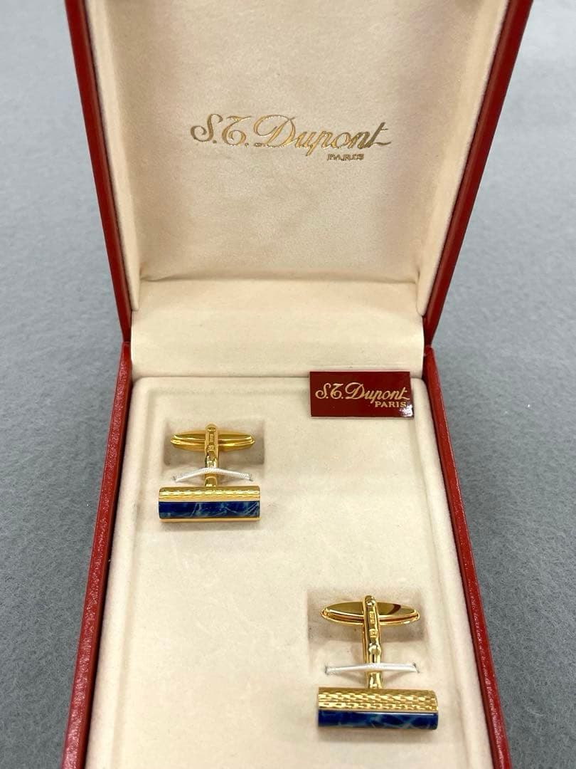 【未使用】S.T. Dupont カフリンクス　ラピスラズリ