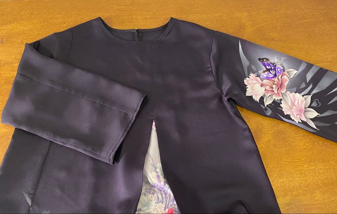 3274 着物　リメイク　ドレス　ワンピース