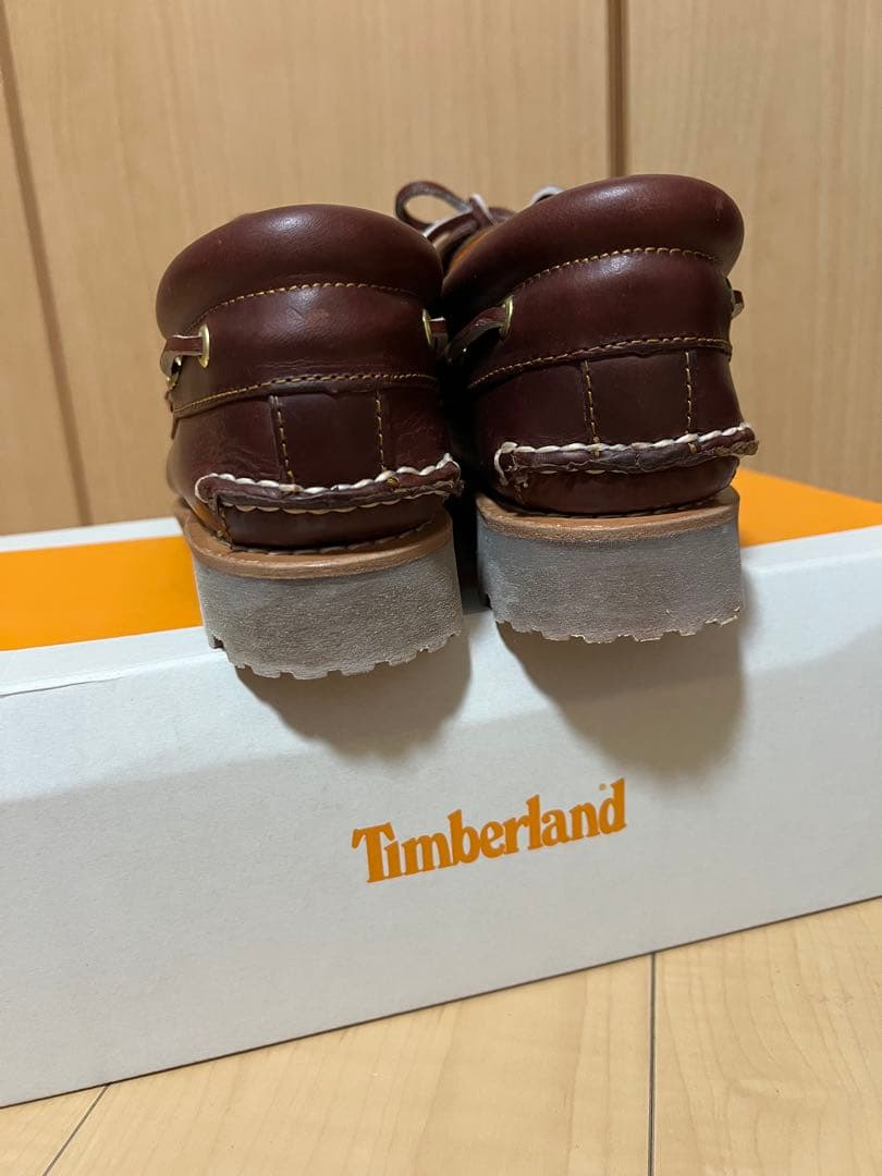 26cm Timberland 3-Eye Classic Lug バーガンディ