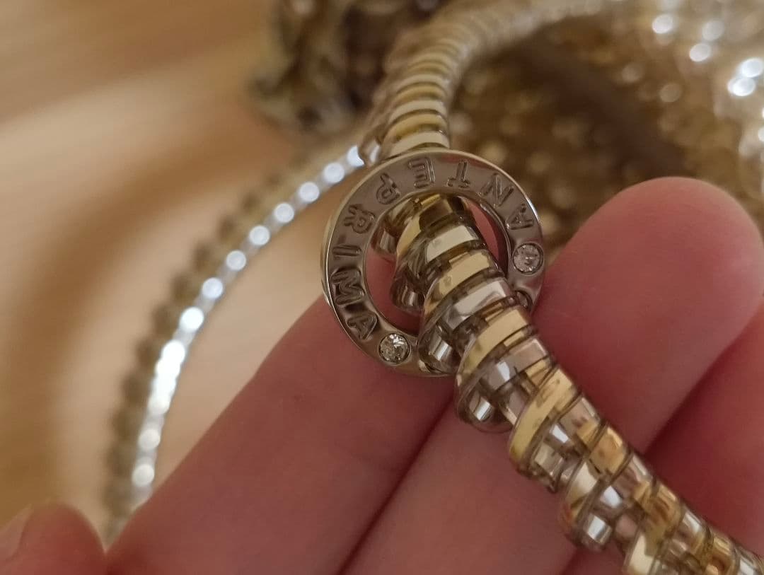 ANTEPRIMA　ペルラグリッター　シルバーゴールド　スモール