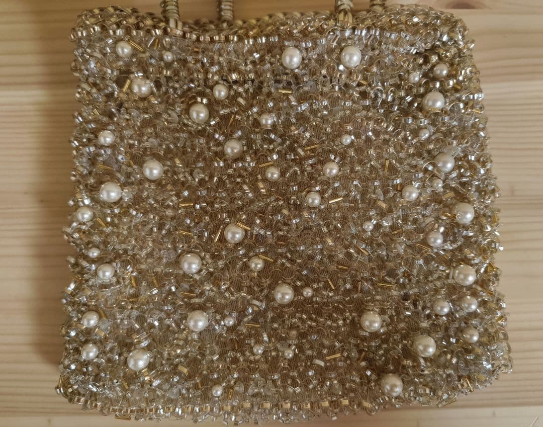 ANTEPRIMA　ペルラグリッター　シルバーゴールド　スモール