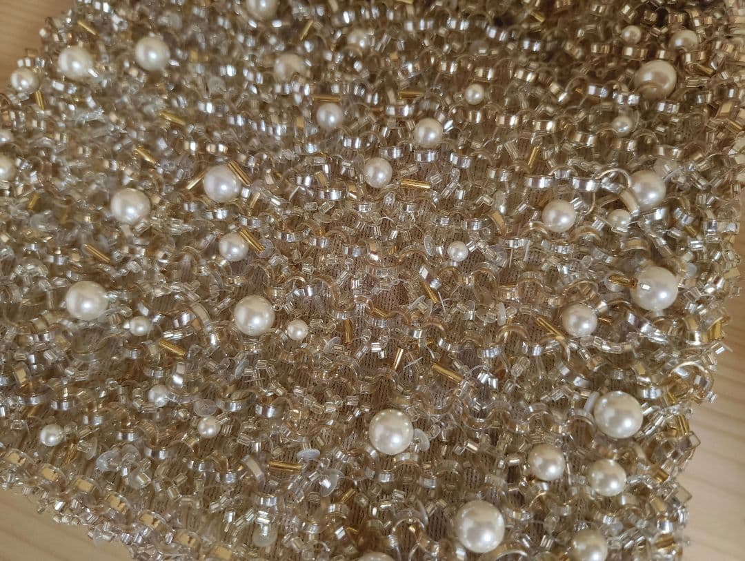 ANTEPRIMA　ペルラグリッター　シルバーゴールド　スモール