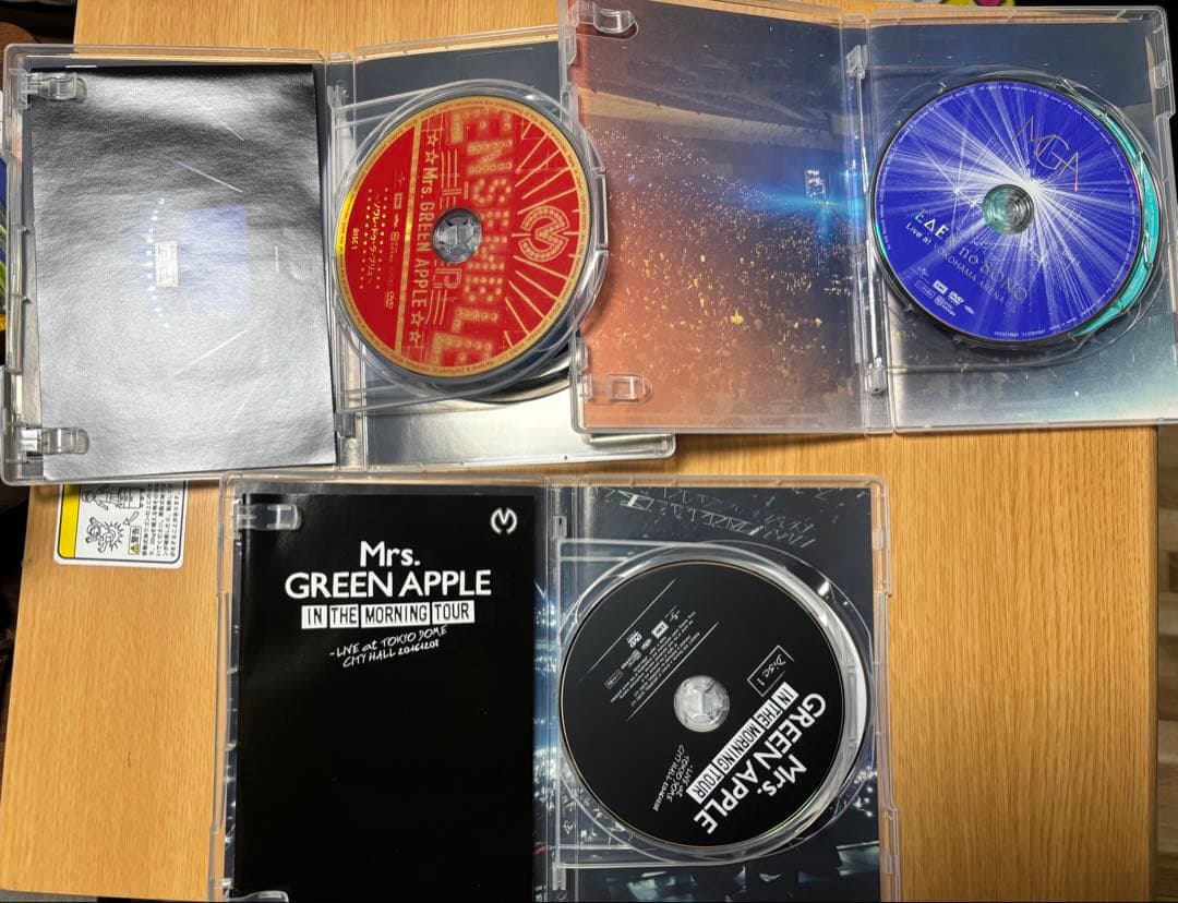 【最終値下げ】Mrs. GREEN APPLE フェーズ1 ライブ映像3点セット