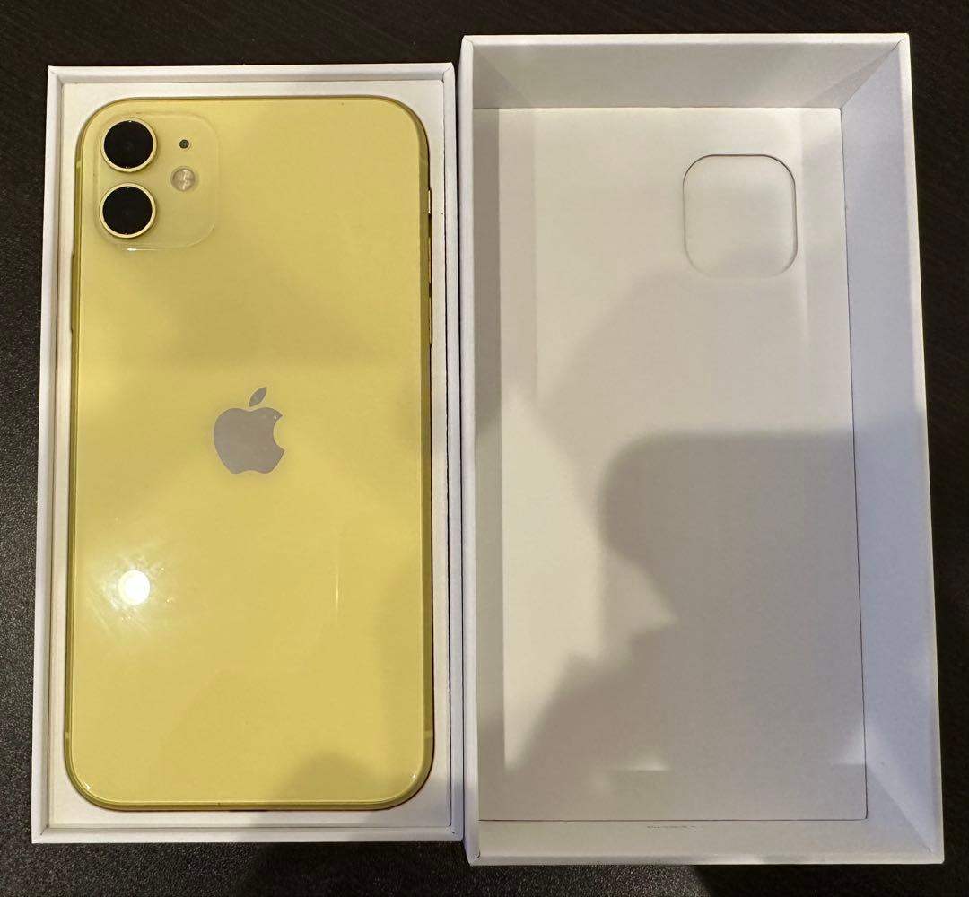 iPhone11本体 SIMフリー イエロー 64GB 本体 初期化済 動作良好