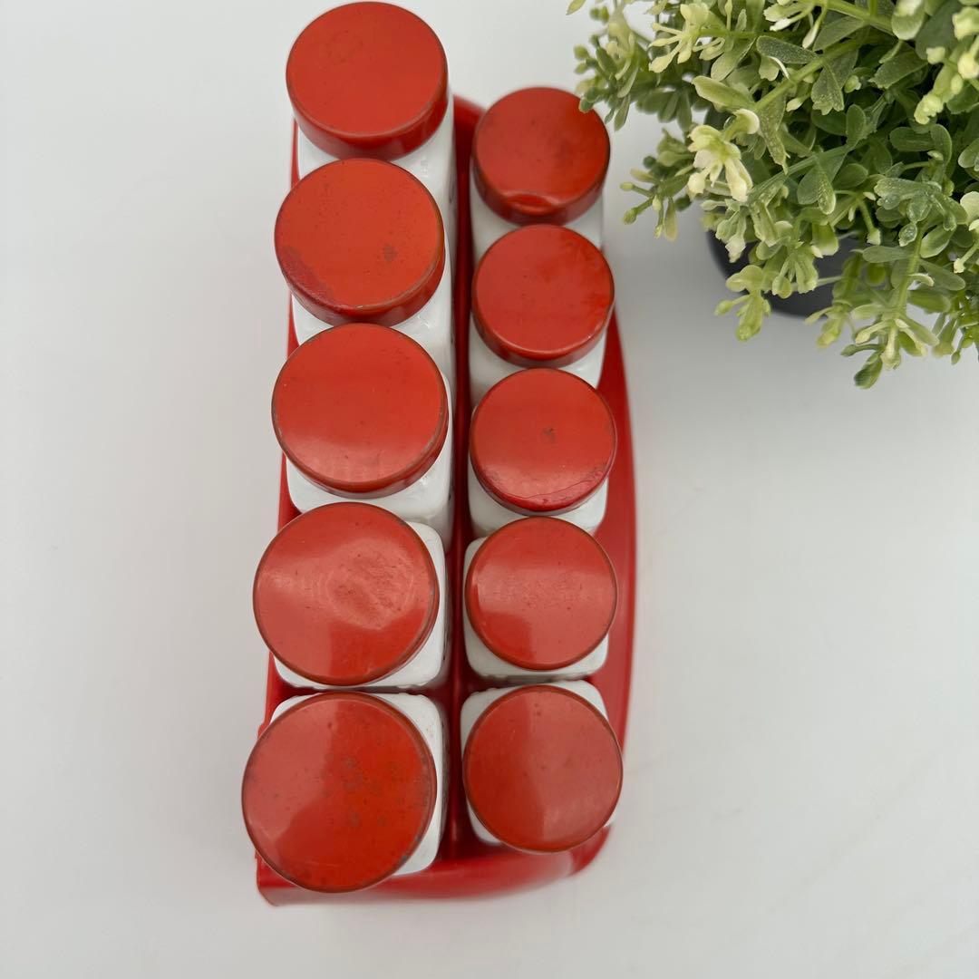 ビンテージ　グリフィス　スパイスボトル　ミルクガラス　USA雑貨　ガラス瓶