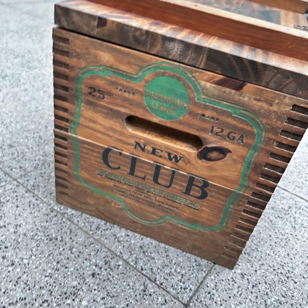 a*o様 Remington 木箱 アンティーク調 12GA 弾薬ケース インテ
