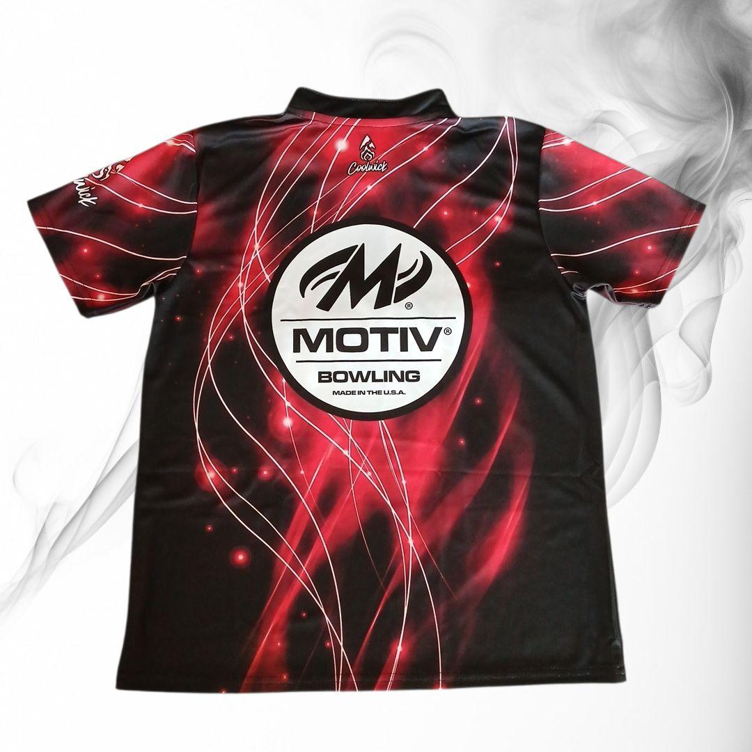 新品✨ボウリングウェア　MOTIV　日本サイズM　ブラック　レッド　USA製