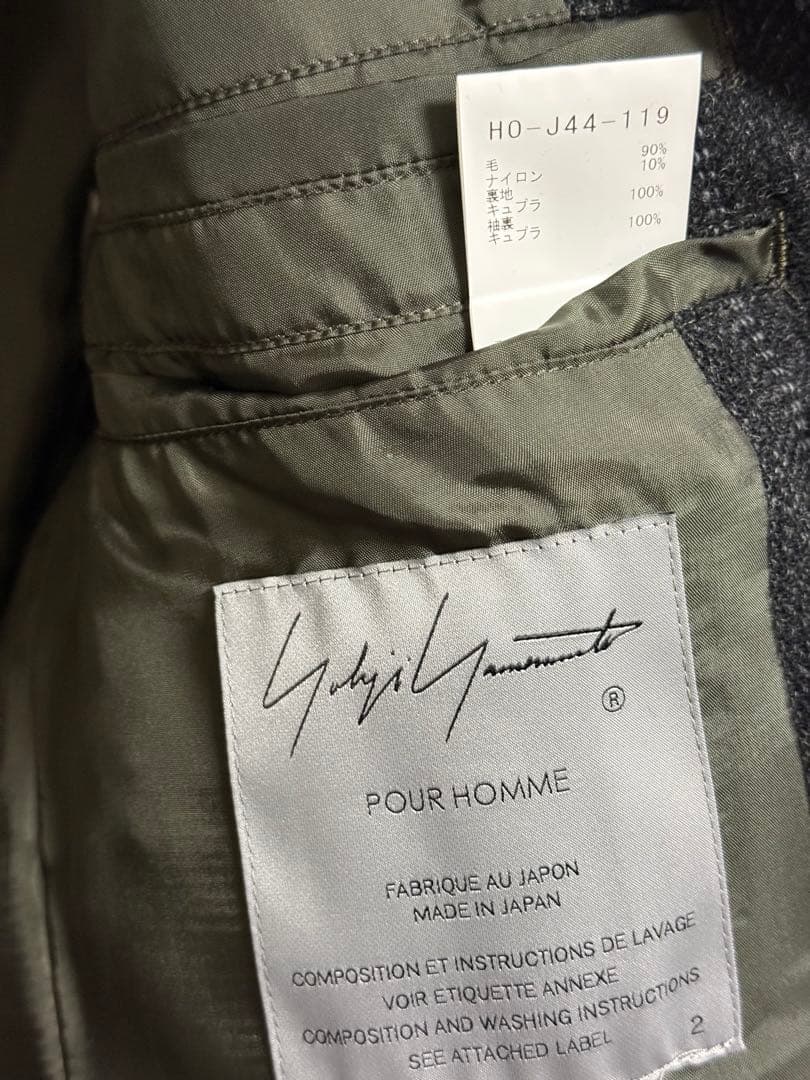 1/8まで24aw yohjiyamamoto 女性柄コート