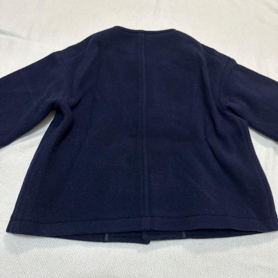 新品未使用！DANTON ダントン　ウールライトパイルノーカラージャケット