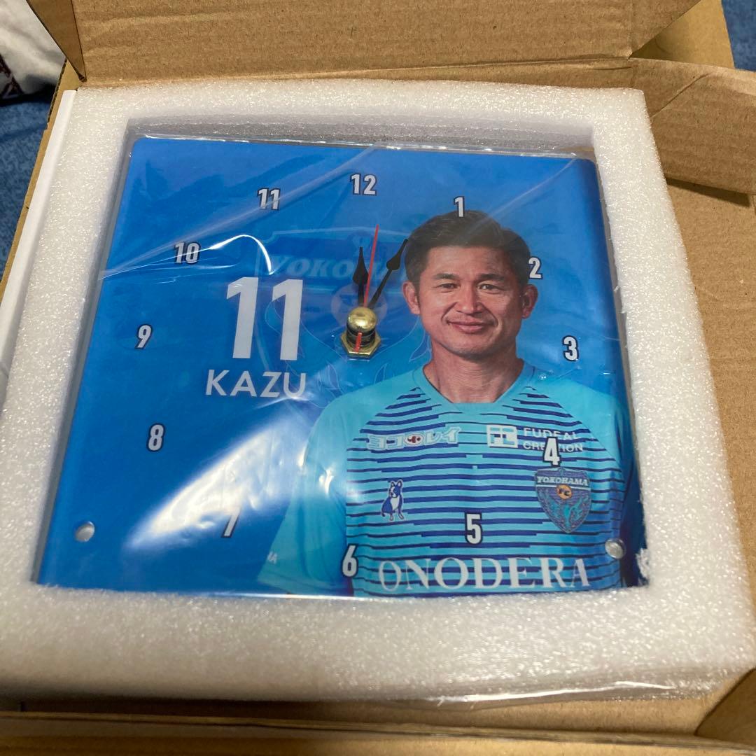 [新品未使用]三浦知良選手　オリジナル置き時計(特別限定品)