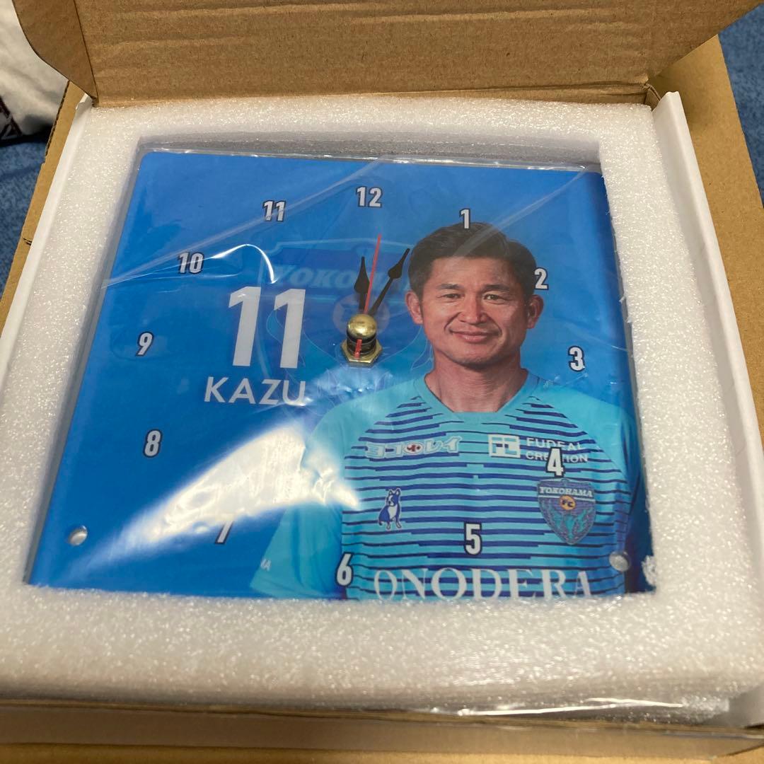 [新品未使用]三浦知良選手　オリジナル置き時計(特別限定品)