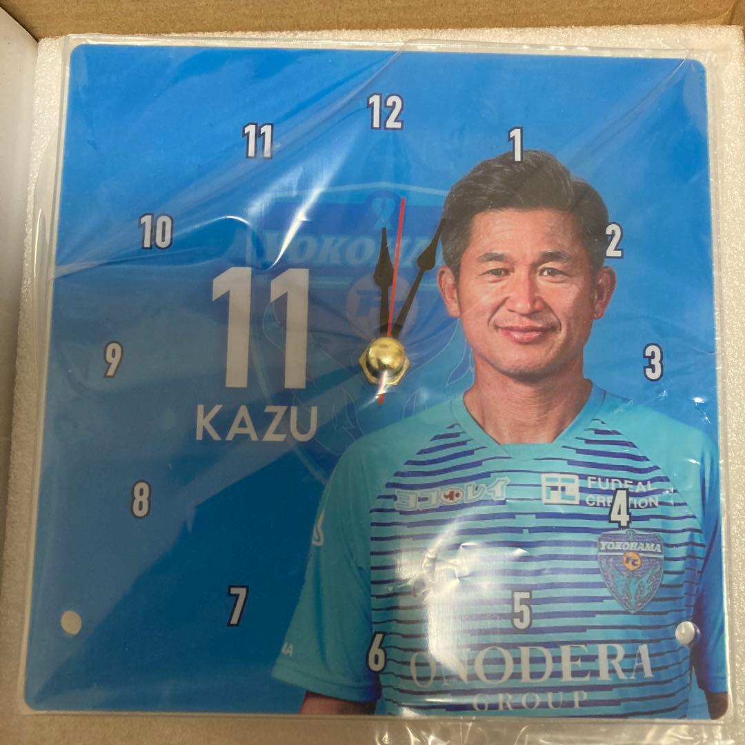 [新品未使用]三浦知良選手　オリジナル置き時計(特別限定品)