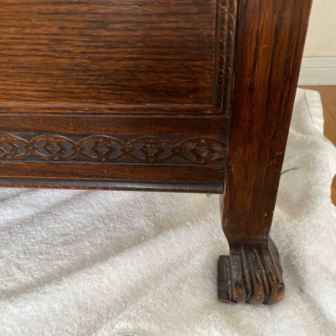 ペニーワイズ購入品　アンティーク　猫脚チェスト