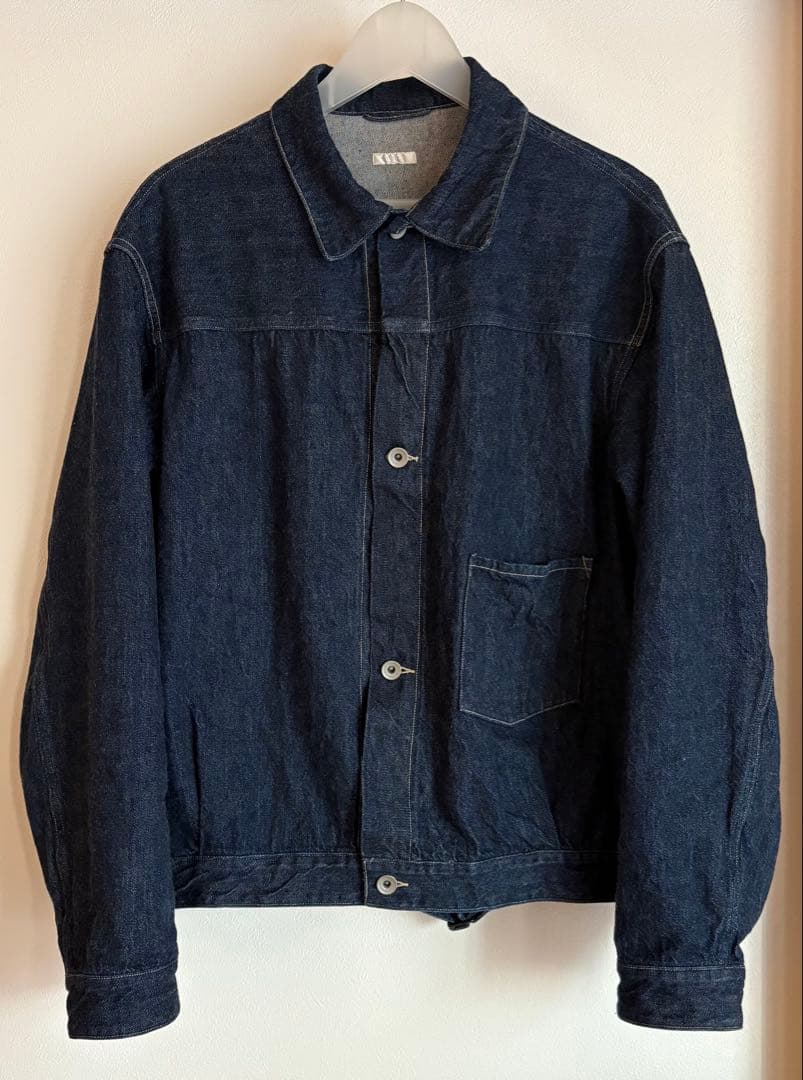 廃盤　COMOLI デニムジャケット 20AWネイビー　インディゴ　サイズ３