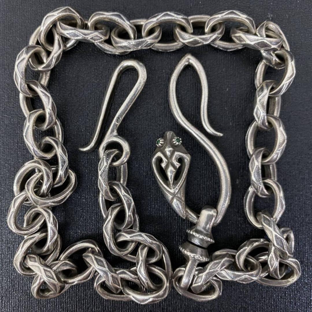 CELT&COBRA シルバー 925 2nd ウォレットチェーン 62cm