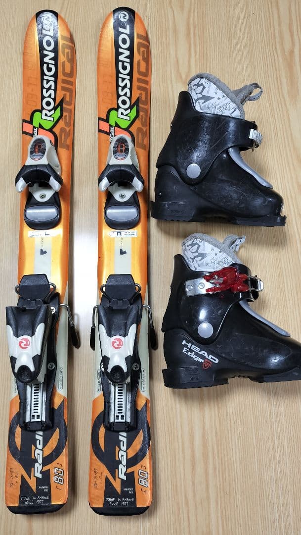 ROSSIGNOL スキー板 80cmとブーツ16cmの セット