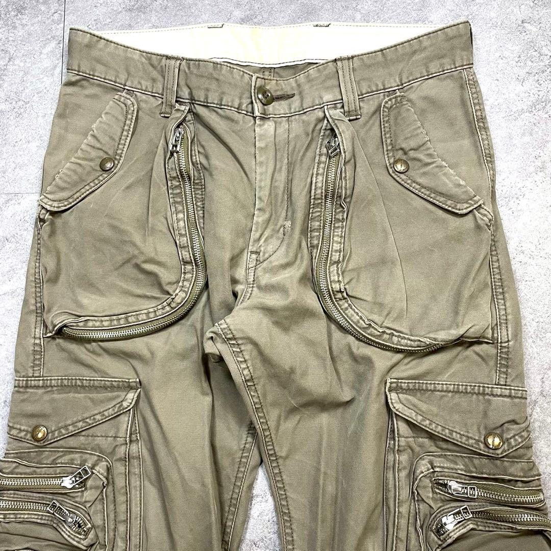 00s【archive】マルチポケットカーゴパンツ/Y2K/亜熱帯/opium◎