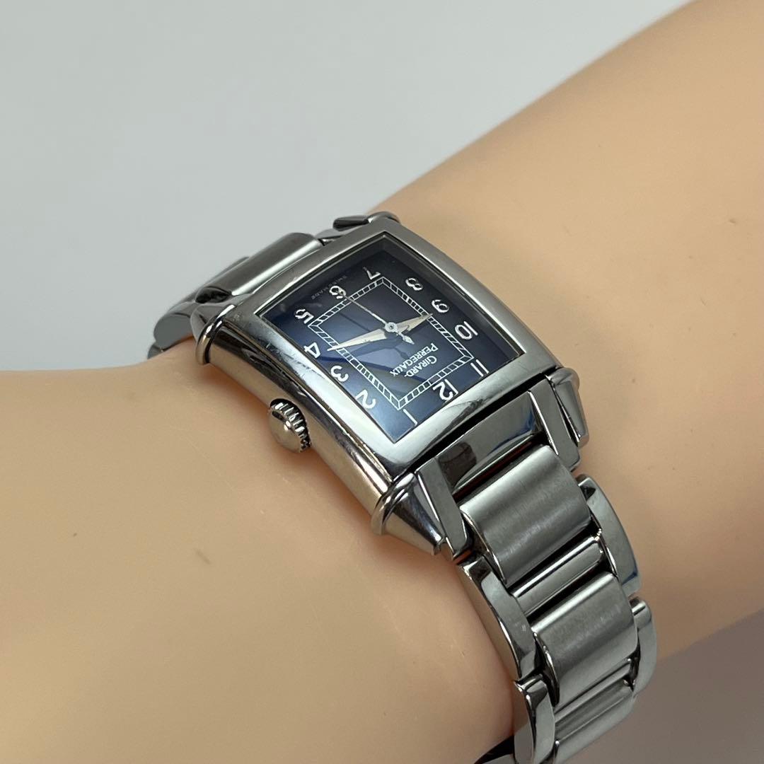 最終ジラールペルゴ ヴィンテージ1945レディース ブラック文字盤　手巻 スイス