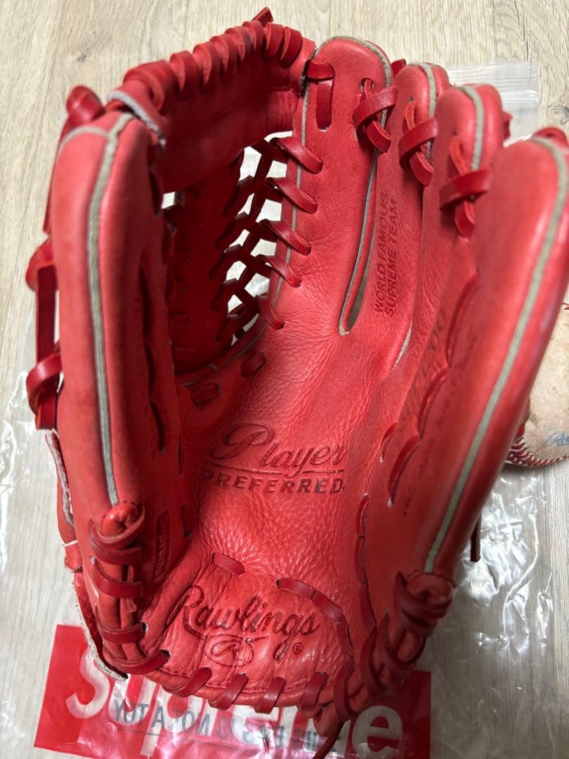 R*T様 Rawlings Supreme グローブ レッド