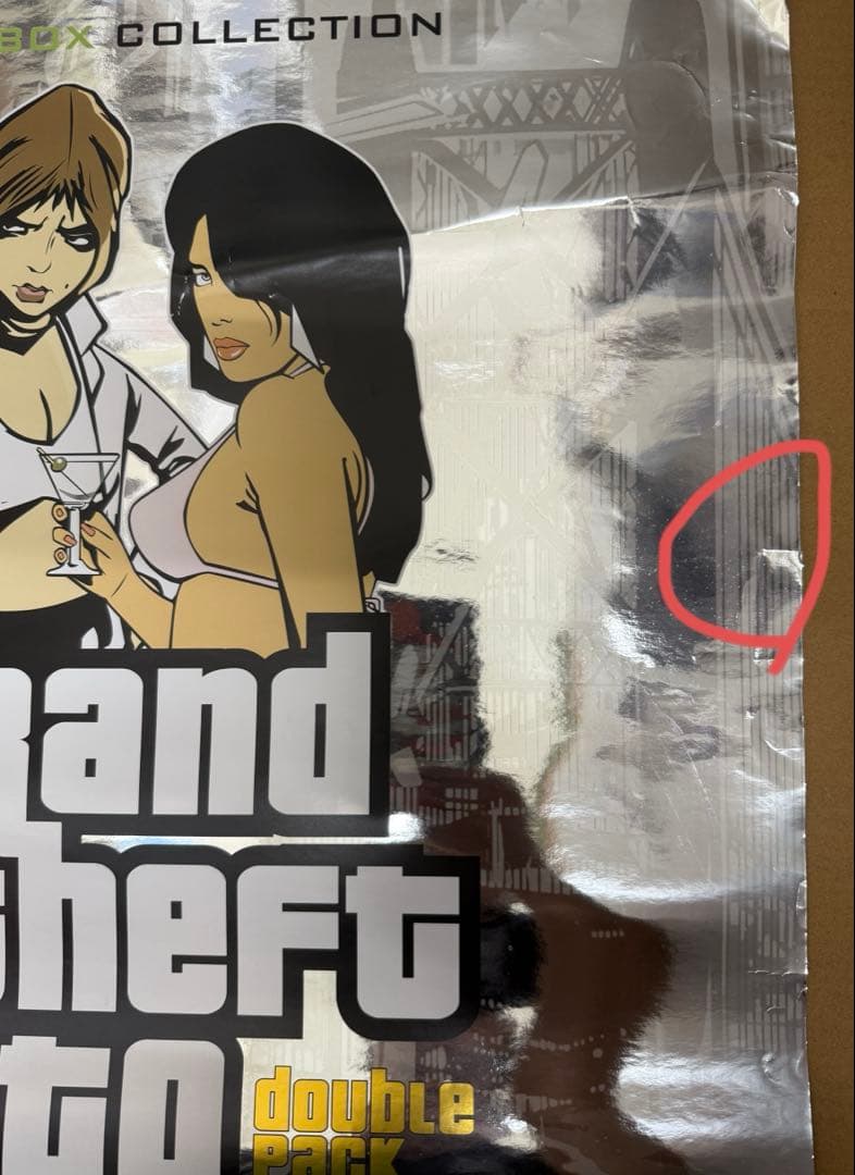 【激レア】グランドセフトオートIII バイスシティ　ダブルパック　販促ポスター