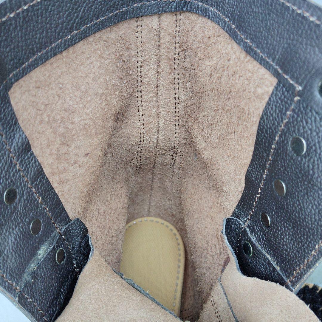 未使用 PX品 陸上自衛隊 旧半長靴 1型 茶色 26.0㎝ 昭和 JGSDF