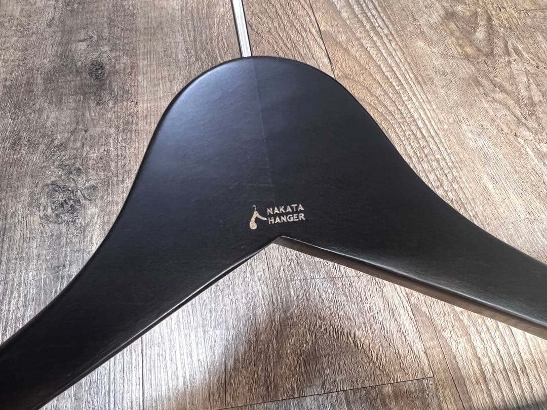 中田ハンガー 5本セット SET-01 スモークブラウン【中田工芸製】