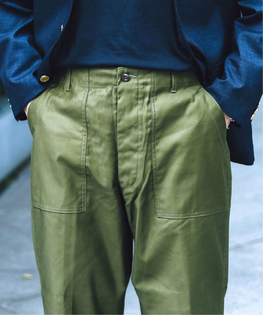 CIOTA for EDIFICE スビンコットン モールスキン ベイカーパンツ