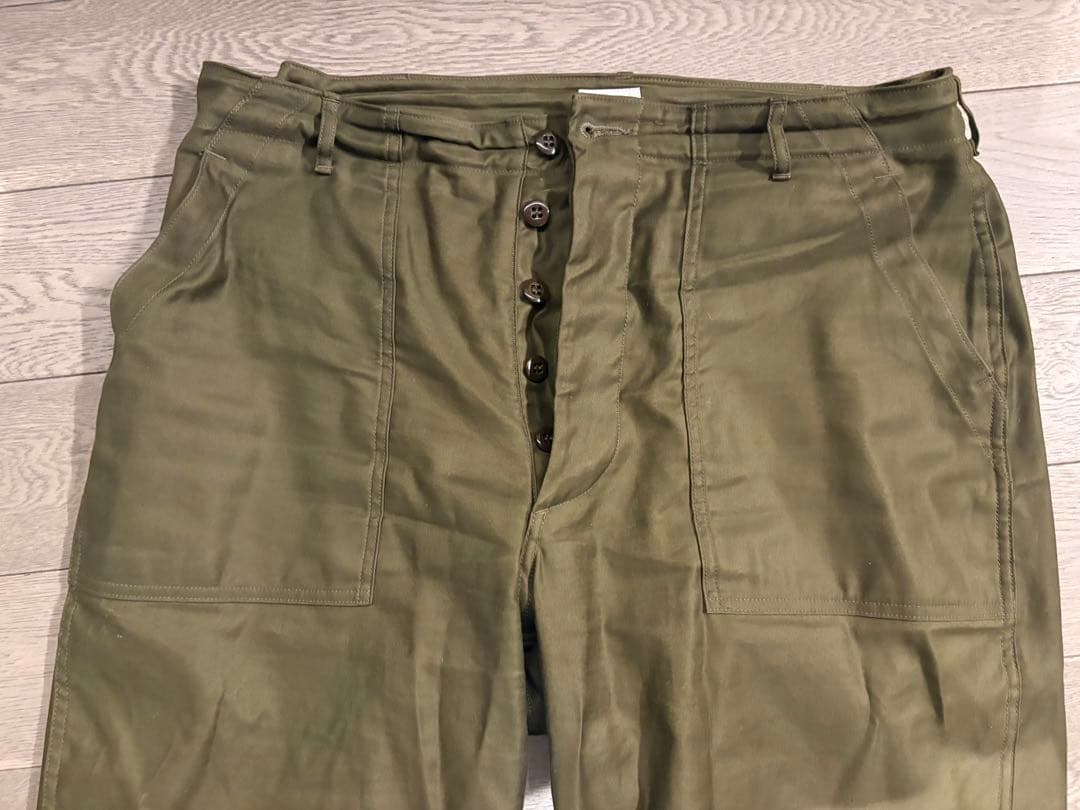 CIOTA for EDIFICE スビンコットン モールスキン ベイカーパンツ