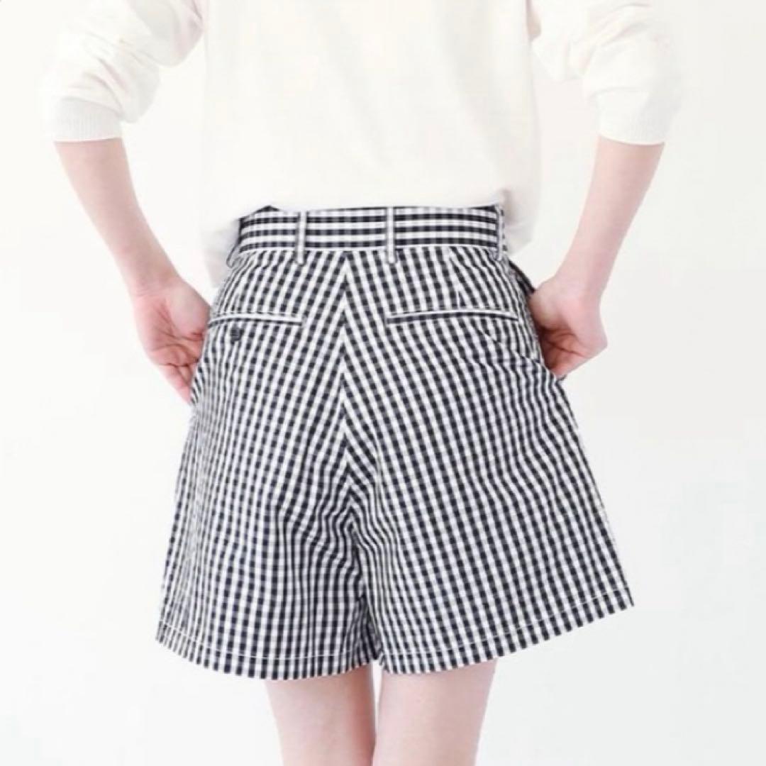 MADISON BLUE マディソンブルー ギンガムチェックショートパンツ 00