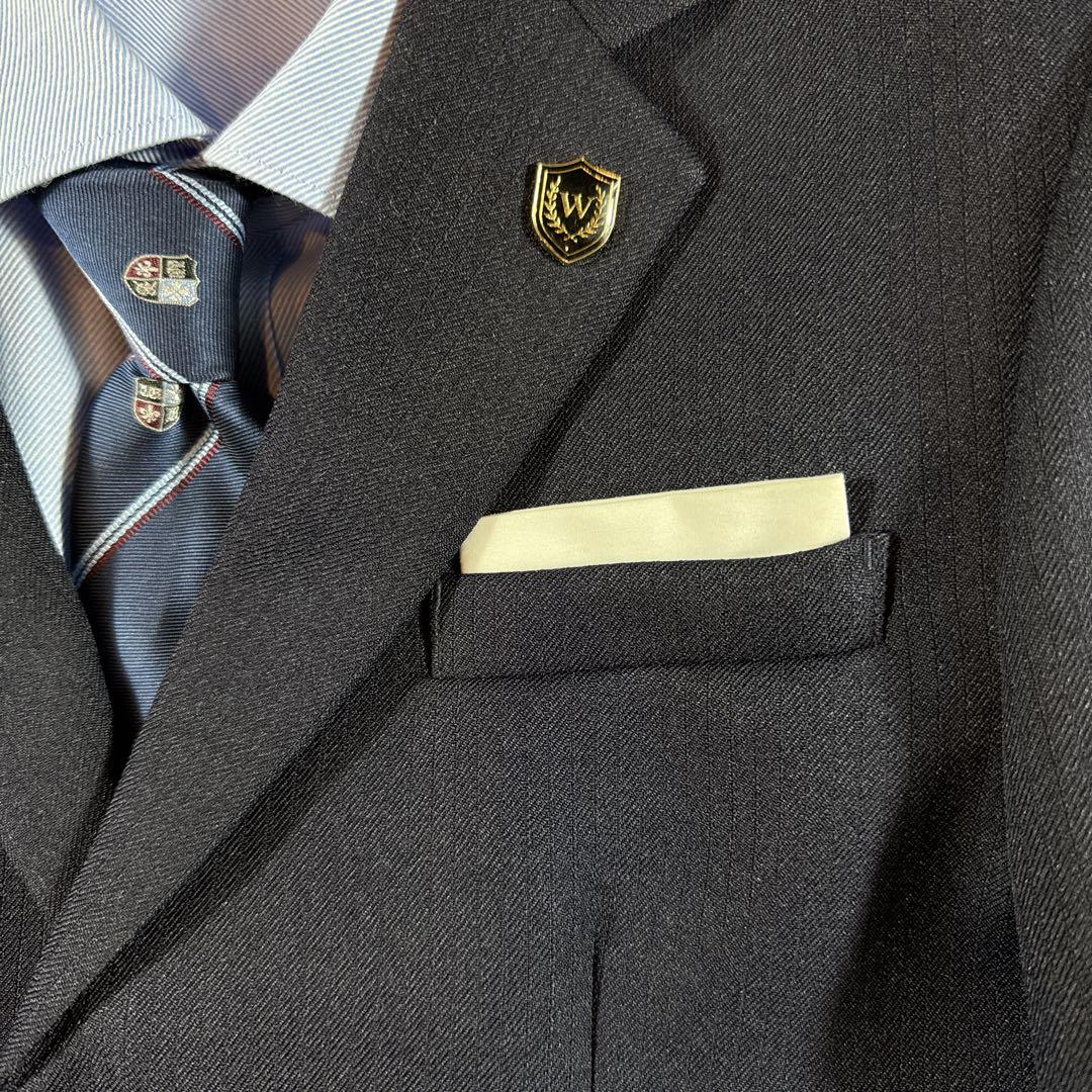 美品　ワルツバイビームス　卒服　フォーマルスーツ　160 近年モデル　紺色