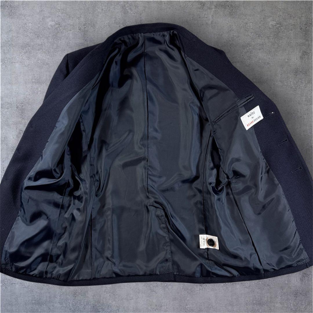 美品　ワルツバイビームス　卒服　フォーマルスーツ　160 近年モデル　紺色