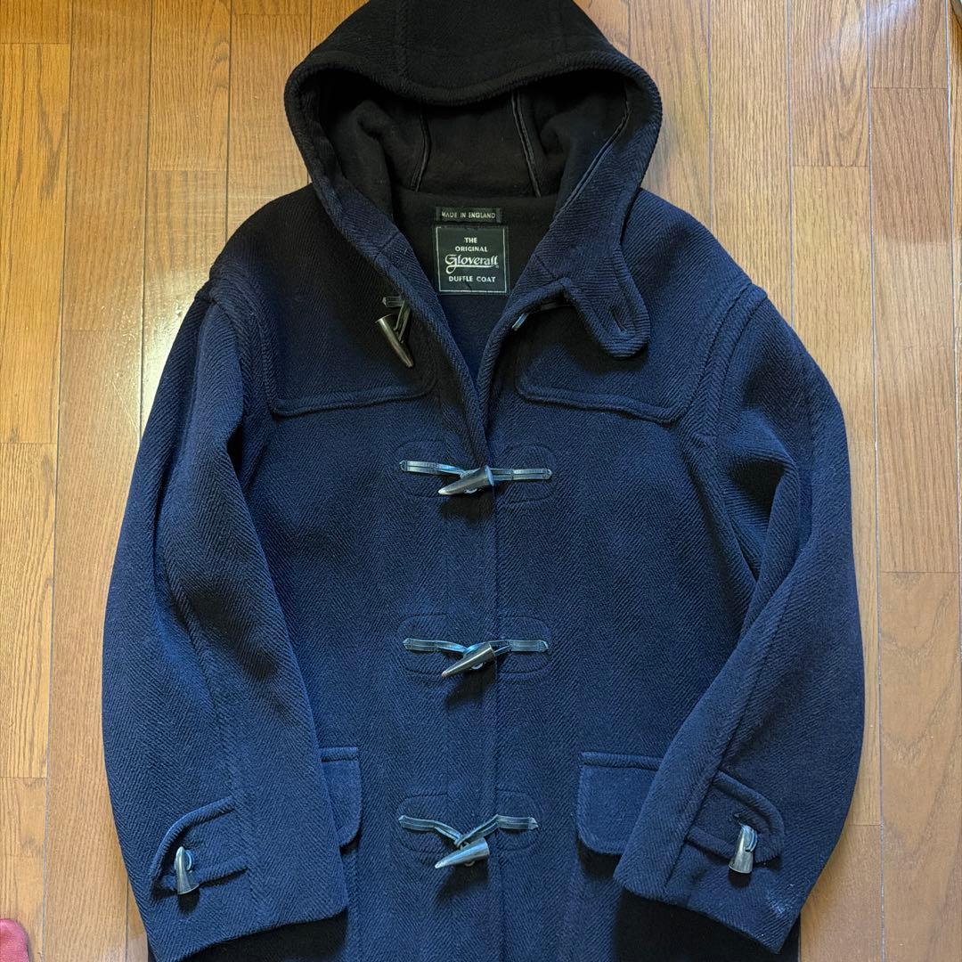 【Gloverall】 Duffle Coatダッフルヘリンボーン　キングストン