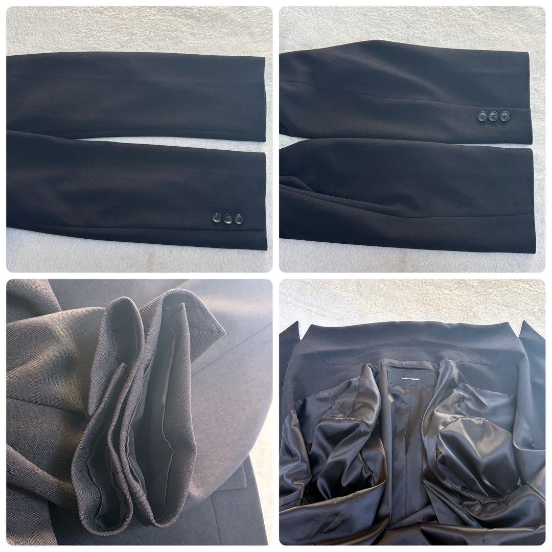 【未使用級】ジャーナルスタンダード ダブルテーラードジャケット ストレッチ 黒