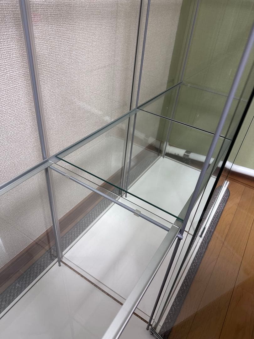 【hikarukin 】 IKEA デトルフガラスケースコレクションケース