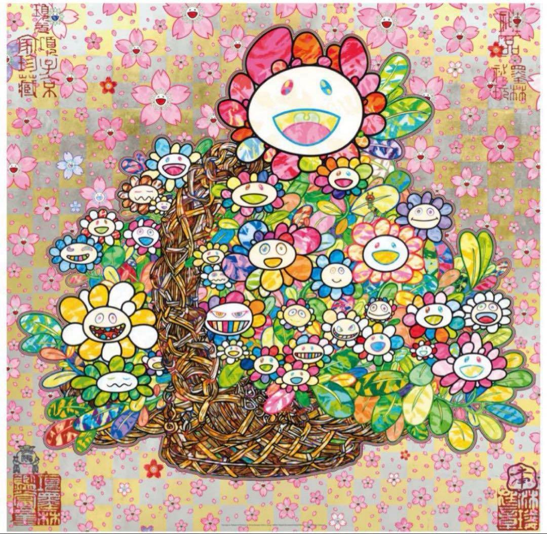 村上隆 もののけ京都 宋 李嵩 「花籃」 へのオマージュ