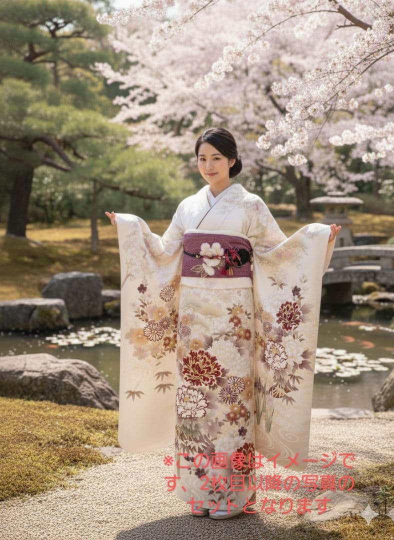 白古典地　上品な振袖のみ