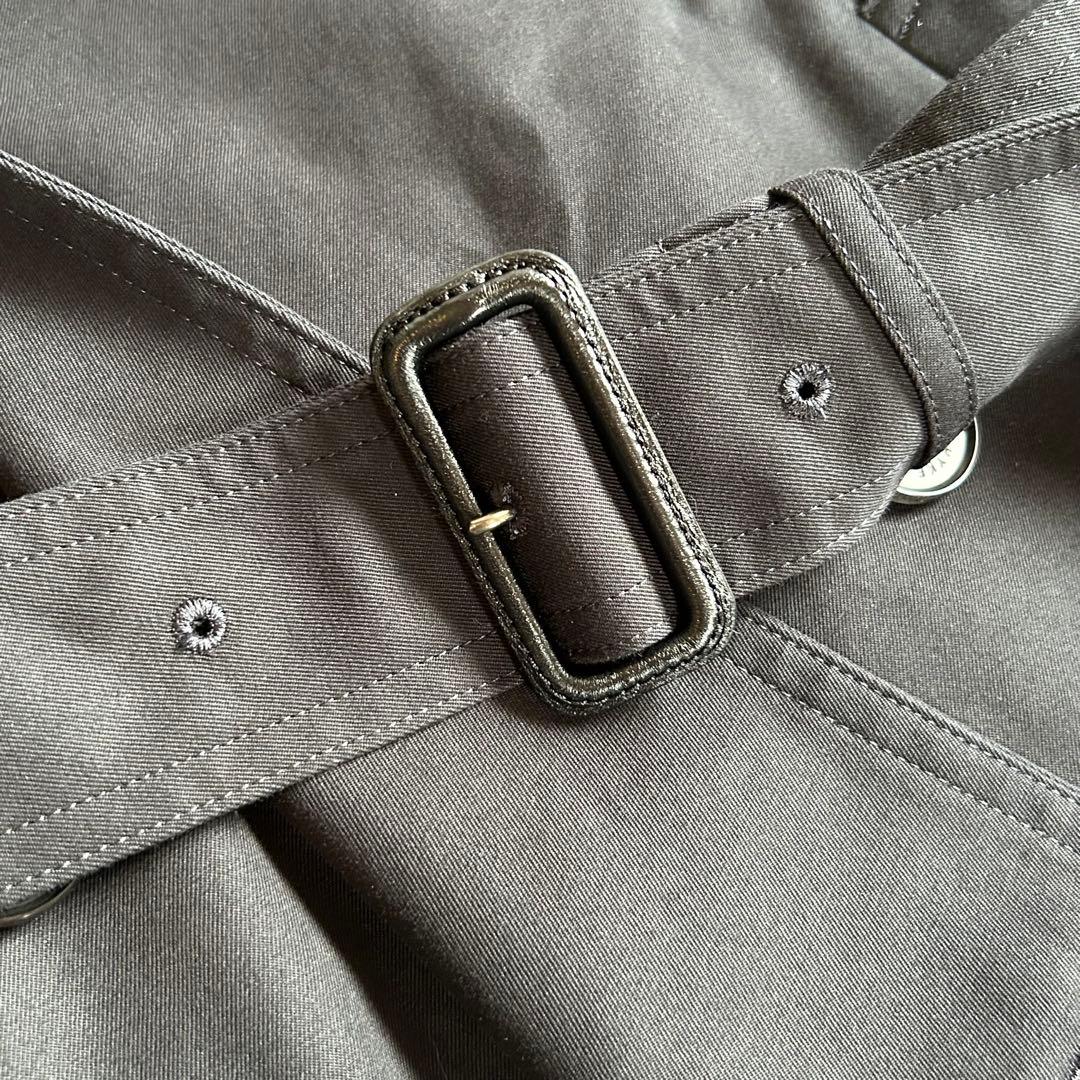 美品 HYKE ハイク トレンチコート ウールライナー付き サイズ1 黒