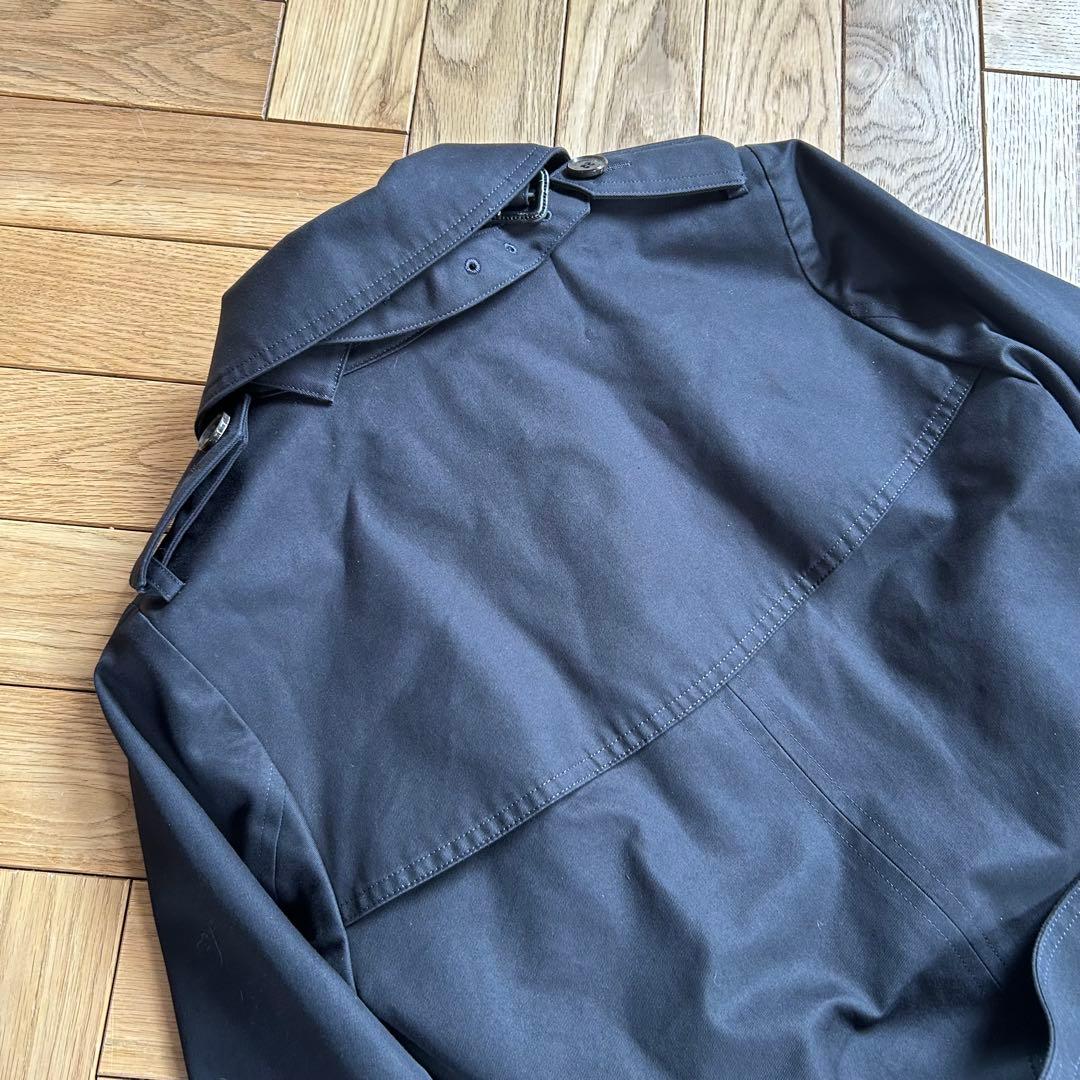 美品 HYKE ハイク トレンチコート ウールライナー付き サイズ1 黒