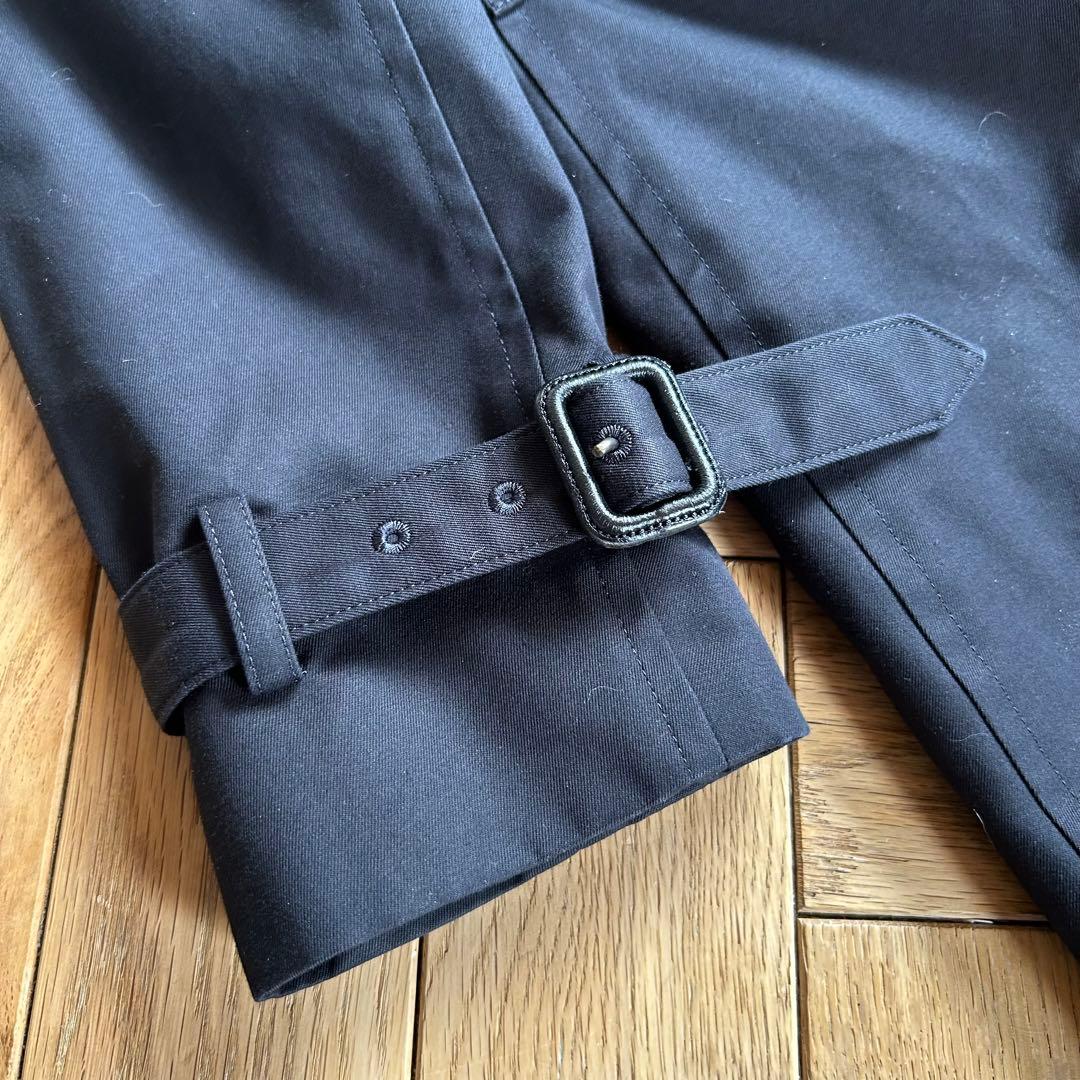 美品 HYKE ハイク トレンチコート ウールライナー付き サイズ1 黒