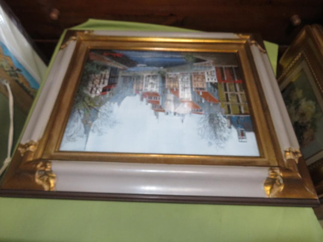 竹内 敏彦　「ストラスブール」 油彩　F6号　元一創会会員 日美連会員 帝美卒