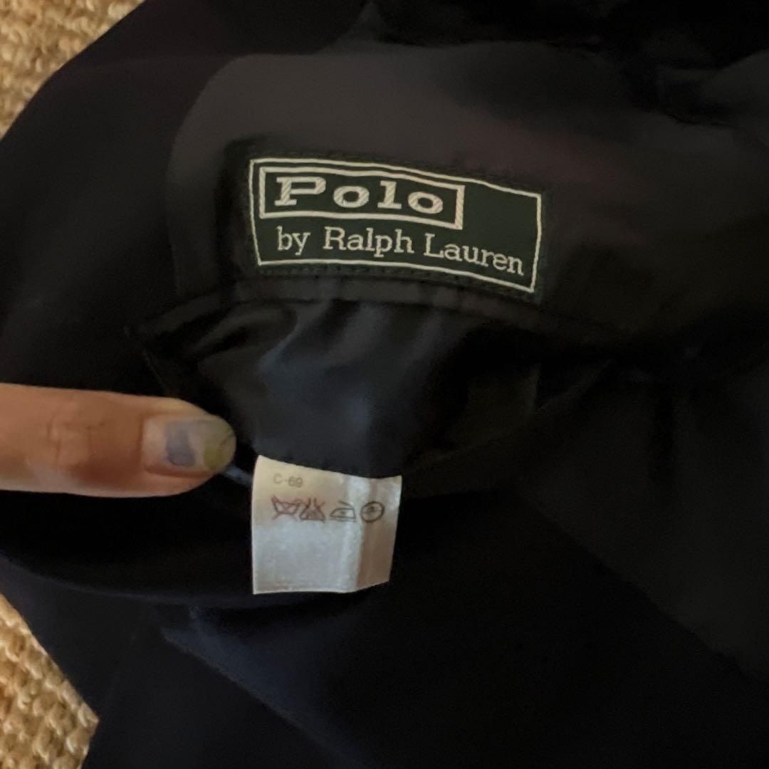 RalphLauren長袖シャツ L紺ブレザーダブル　ジャケット➕シャツセット