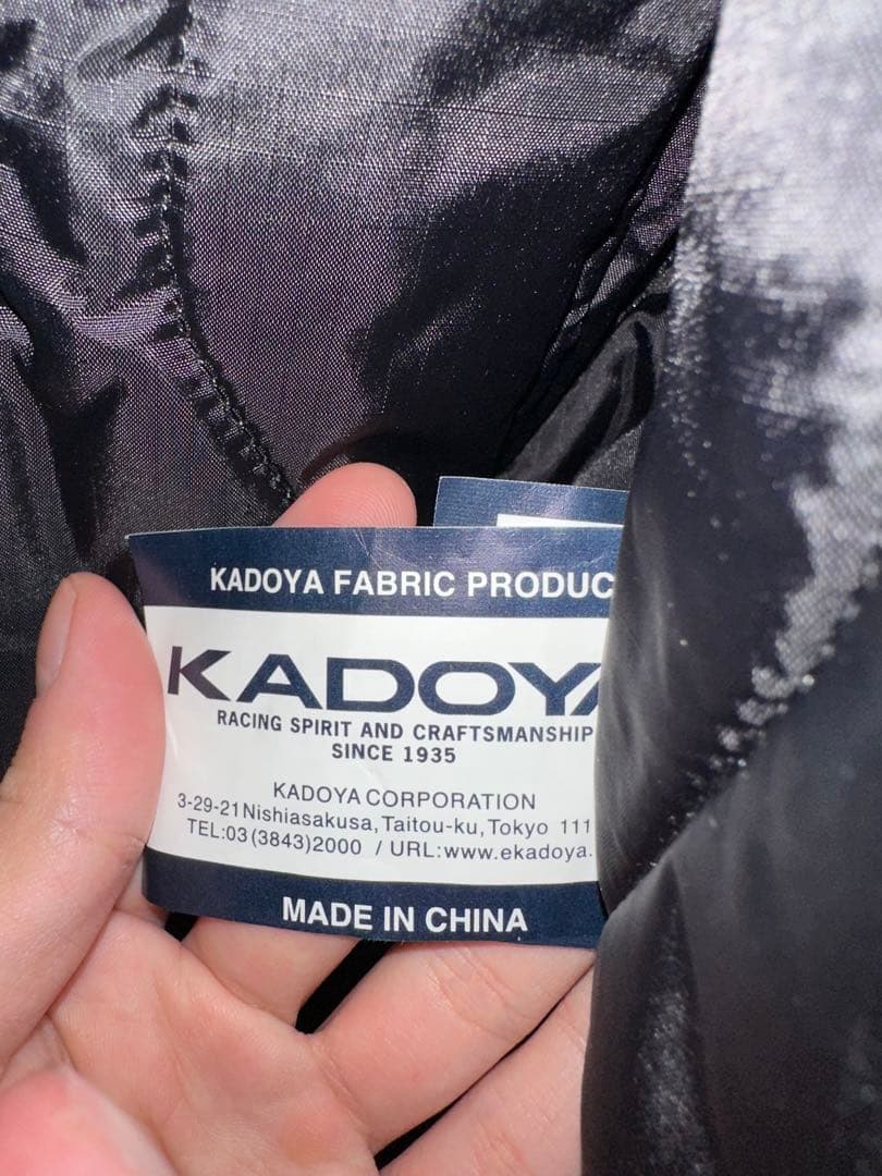 KADOYA K'S PRODUCT ブラックジャケット Mサイズ