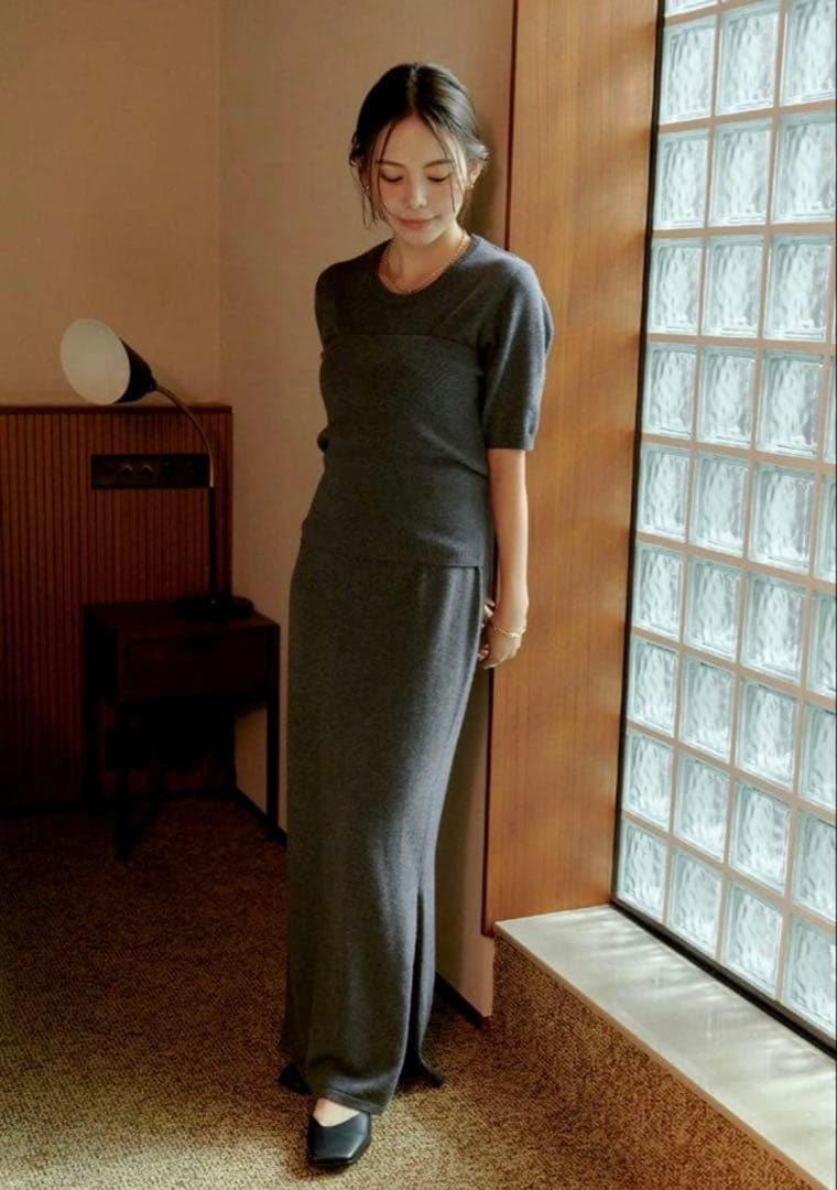 MIESROHE x macotoコラボニットワンピース　ミースロエ